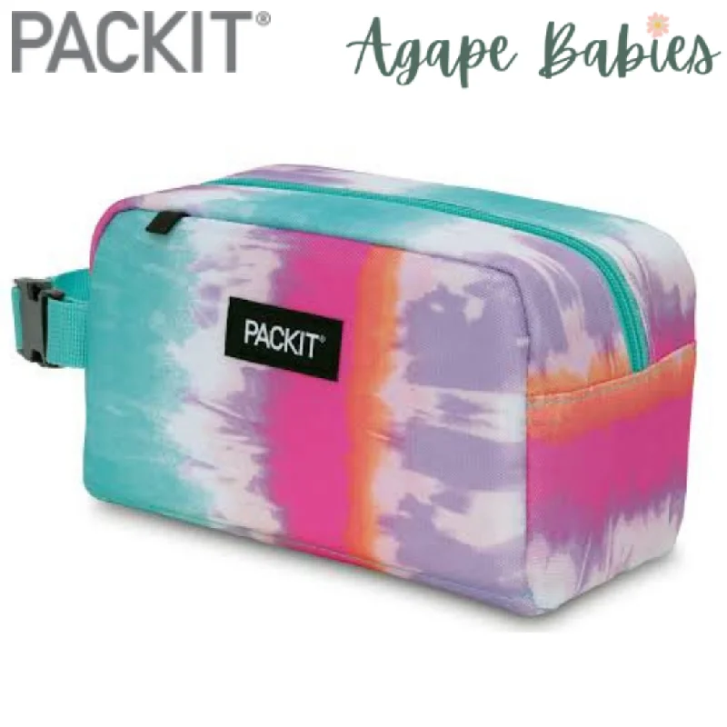Military - style lunch bags with MOLLE webbing for attaching extra itemsPackIt Freezable Snack Box Bag-Tie Dye Sorbet (New) Military - style lunch bags with MOLLE webbing for attaching extra itemsPackIt Freezable Snack Box Bag-Tie Dye Sorbet (New)