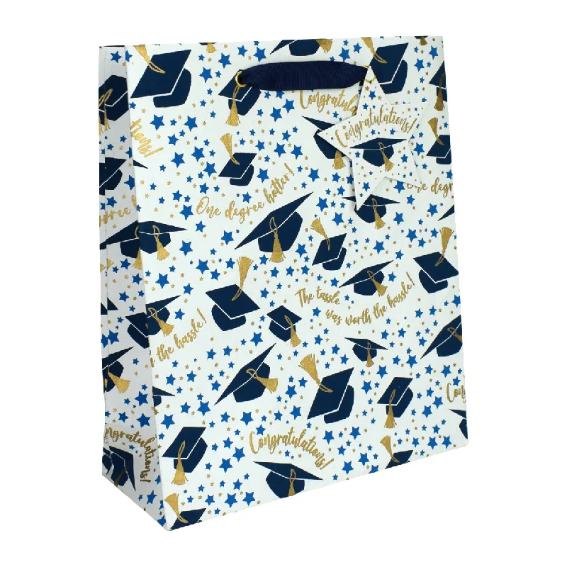 Colorful paper shopping and gift bags with intricate embossed patterns for party favorsOne Degree Large Gift Bag Graduation Colorful paper shopping and gift bags with intricate embossed patterns for party favorsOne Degree Large Gift Bag Graduation