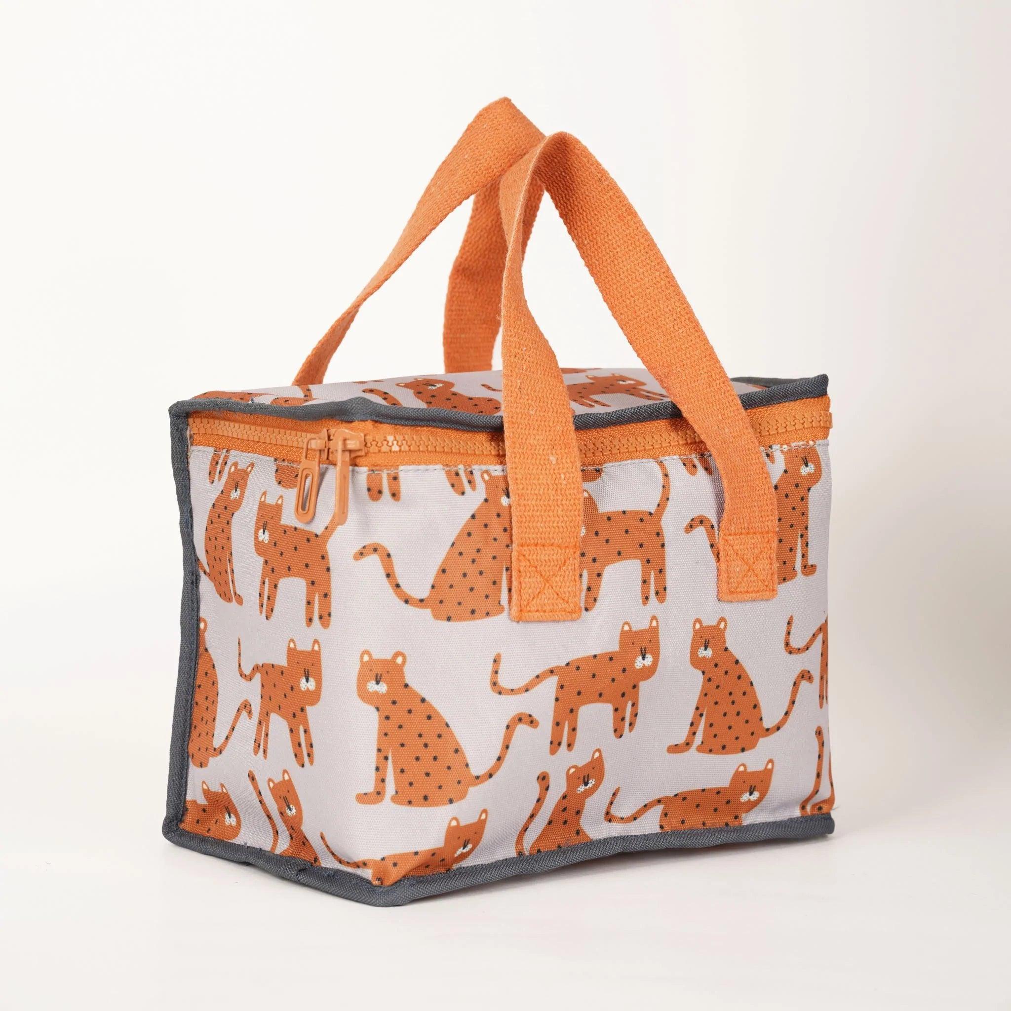 Large - capacity canvas lunch bags with multiple compartments for office workersInsulated Lunch Bag | Cheetahs Large - capacity canvas lunch bags with multiple compartments for office workersInsulated Lunch Bag | Cheetahs