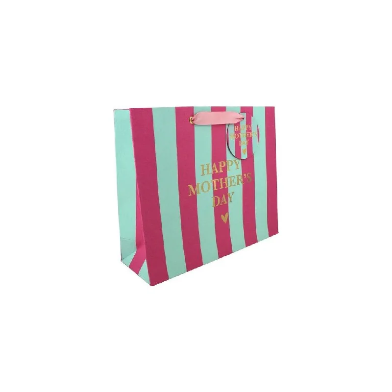Sparkly sequined shopping and gift bags for glamorous eventsMother's Day Stripe Large Gift Bag Sparkly sequined shopping and gift bags for glamorous eventsMother's Day Stripe Large Gift Bag