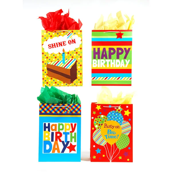 Metallic foil shopping and gift bags with holographic effects for festive occasionsExtra Large Big Time Party On Matte Gift Bag, 4 Designs Metallic foil shopping and gift bags with holographic effects for festive occasionsExtra Large Big Time Party On Matte Gift Bag, 4 Designs