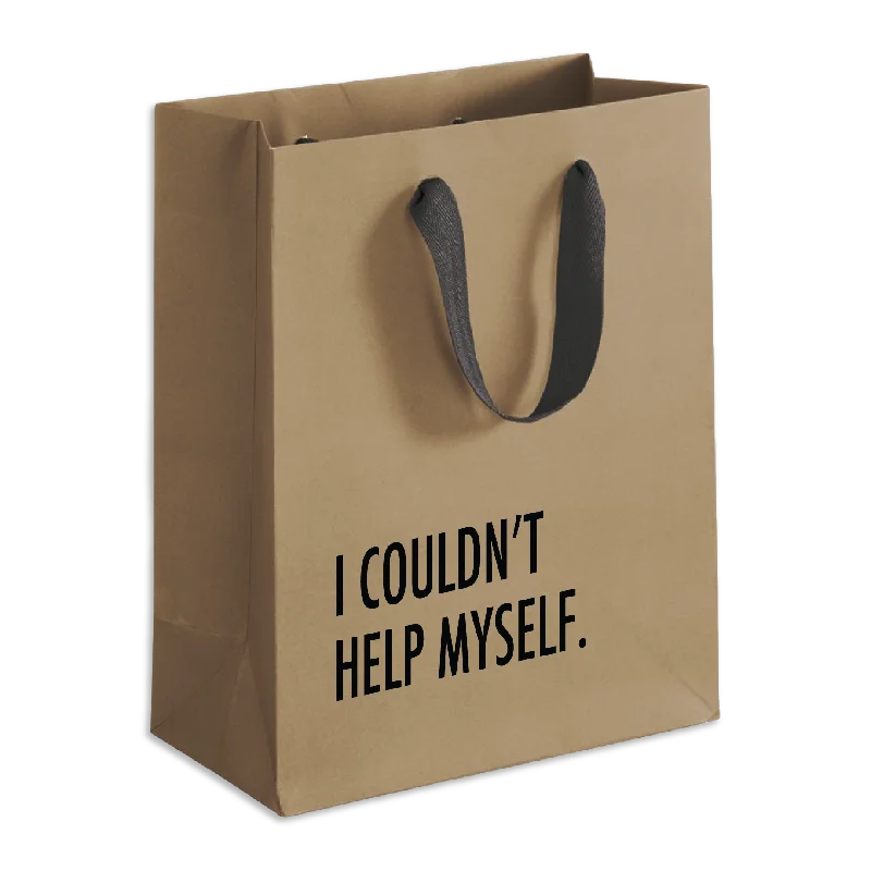 Transparent PVC shopping and gift bags with a decorative ribbon for visibility of contentsHelp Myself Gift Bag Transparent PVC shopping and gift bags with a decorative ribbon for visibility of contentsHelp Myself Gift Bag