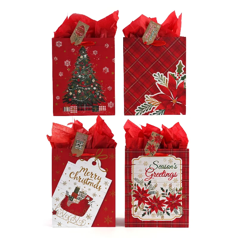 Monogrammed shopping and gift bags with personalized initials for a unique touchSuper Christmastime Is Here Printed Bag, 4 Designs Monogrammed shopping and gift bags with personalized initials for a unique touchSuper Christmastime Is Here Printed Bag, 4 Designs