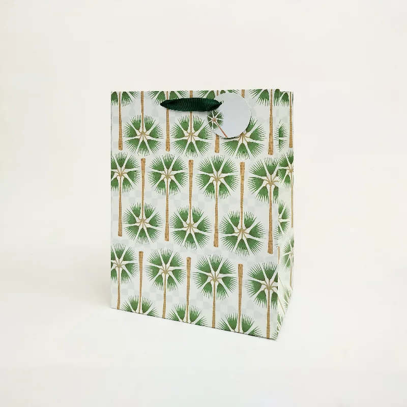 Miniature shopping and gift bags made of satin for small trinkets and jewelryFan Palm Large Gift Bags Miniature shopping and gift bags made of satin for small trinkets and jewelryFan Palm Large Gift Bags