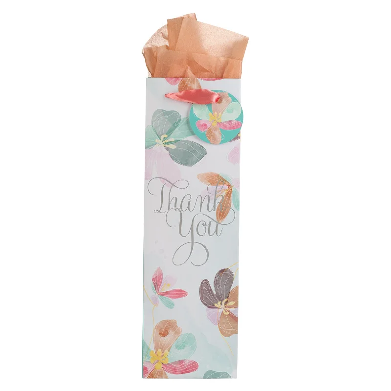 Sparkly sequined shopping and gift bags for glamorous eventsThank You Bottle Gift Bag Sparkly sequined shopping and gift bags for glamorous eventsThank You Bottle Gift Bag