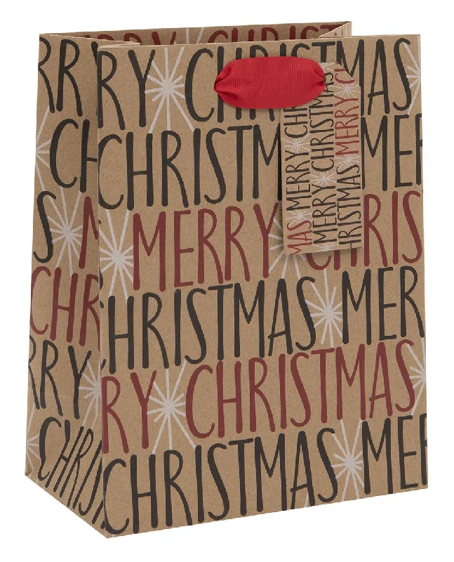 Colorful paper shopping and gift bags with intricate embossed patterns for party favorsChristmas Gift Bag - Medium Merry Christmas Colorful paper shopping and gift bags with intricate embossed patterns for party favorsChristmas Gift Bag - Medium Merry Christmas