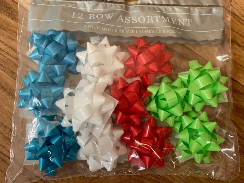Eco - friendly bamboo shopping and gift bags for sustainable giftingMini Gloss Mix 12 Bow Assortment Eco - friendly bamboo shopping and gift bags for sustainable giftingMini Gloss Mix 12 Bow Assortment