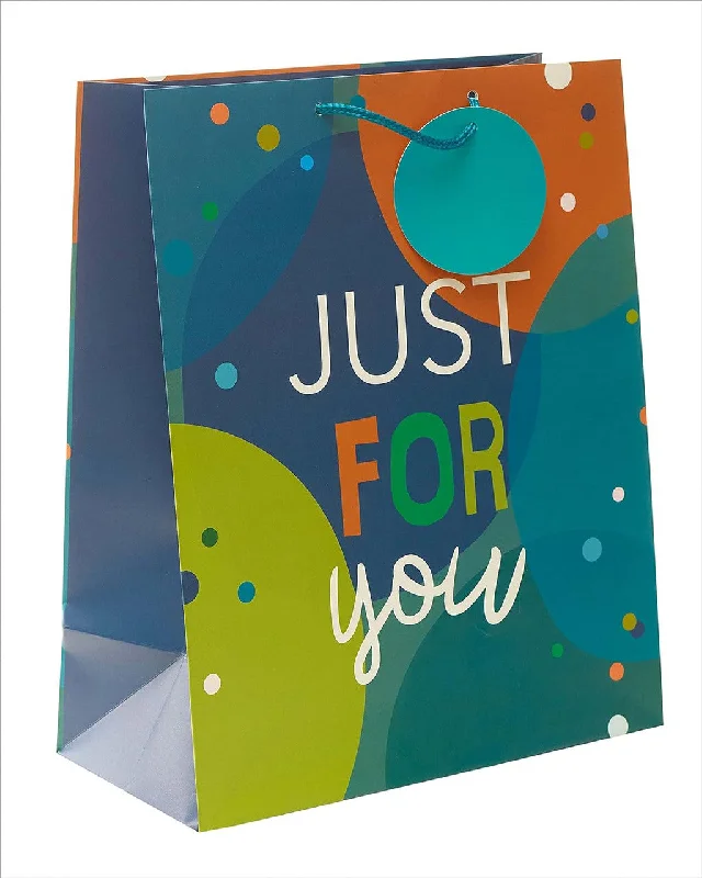 Magnetic - closure shopping and gift bags made of velvet for eleganceGift Bag Large - Just For You Magnetic - closure shopping and gift bags made of velvet for eleganceGift Bag Large - Just For You