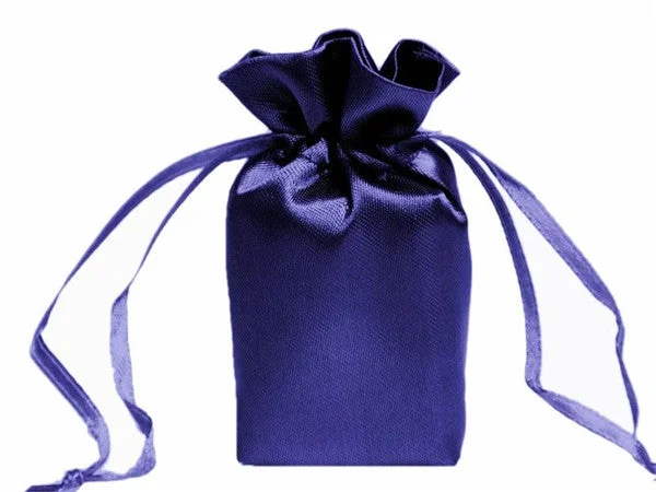 Magnetic - closure shopping and gift bags made of velvet for elegance6x9 Navy Elegant Satin Bags - 12 pcs Magnetic - closure shopping and gift bags made of velvet for elegance6x9 Navy Elegant Satin Bags - 12 pcs