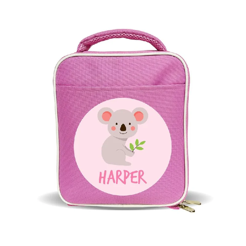 Lunch bags with a reflective exterior for increased visibilityKoala Lunch Bag