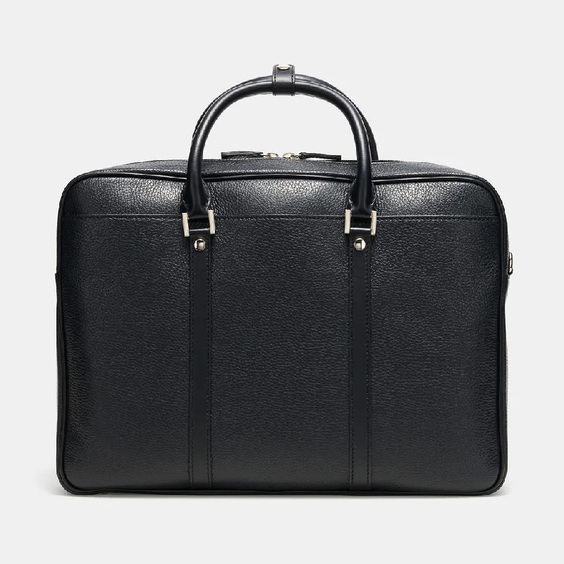 Compact carry - on travel bag with spinner wheels for easy maneuvering in airportsKENT SOFT SLIM ZIP BRIEF Compact carry - on travel bag with spinner wheels for easy maneuvering in airportsKENT SOFT SLIM ZIP BRIEF