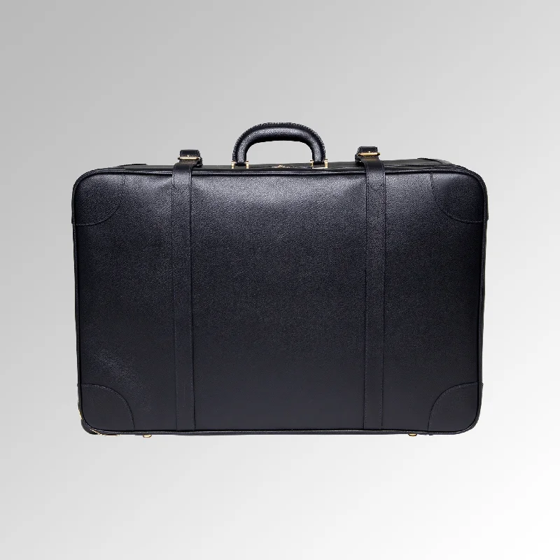 Smart travel bag with integrated GPS tracker for lost item recoveryDRESSAGE LEATHER 27" WHEELED PACKING CASE Smart travel bag with integrated GPS tracker for lost item recoveryDRESSAGE LEATHER 27" WHEELED PACKING CASE