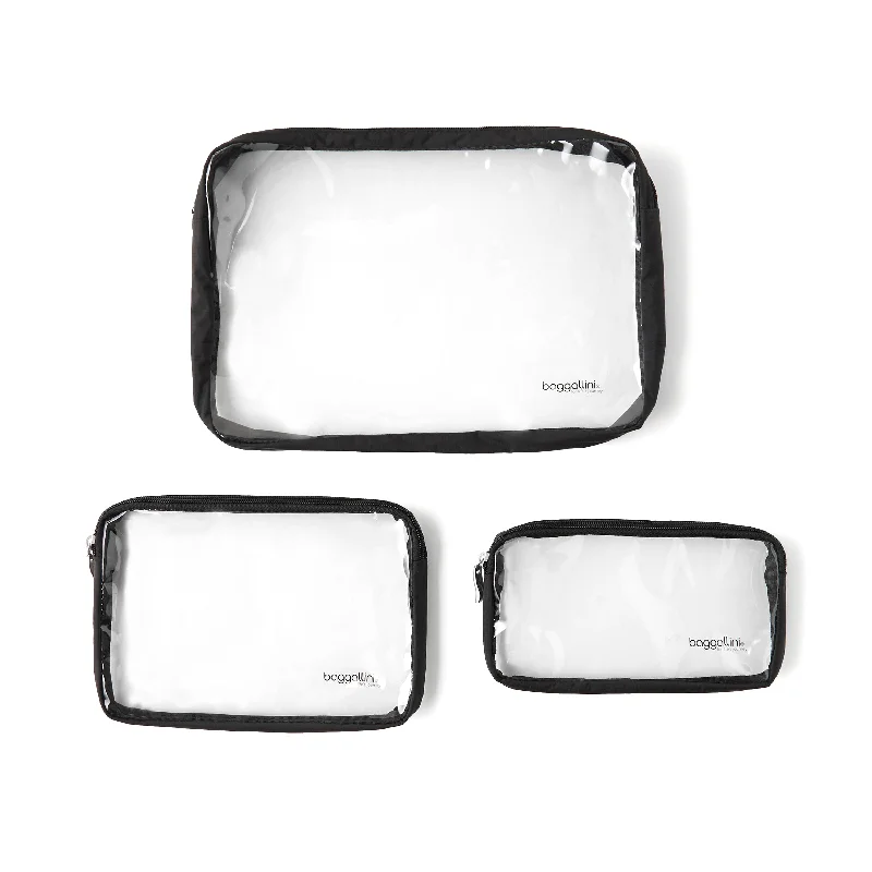 Hanging toiletry bags with multiple compartments for bathroom essentialsBaggallini Clear Toiletry Pouches Hanging toiletry bags with multiple compartments for bathroom essentialsBaggallini Clear Toiletry Pouches