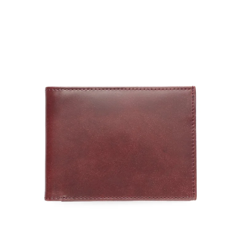 Soft - sided travel bag with reinforced corners for durabilityTHE COMPACT 6-SLOT WALLET CORDOVAN Soft - sided travel bag with reinforced corners for durabilityTHE COMPACT 6-SLOT WALLET CORDOVAN