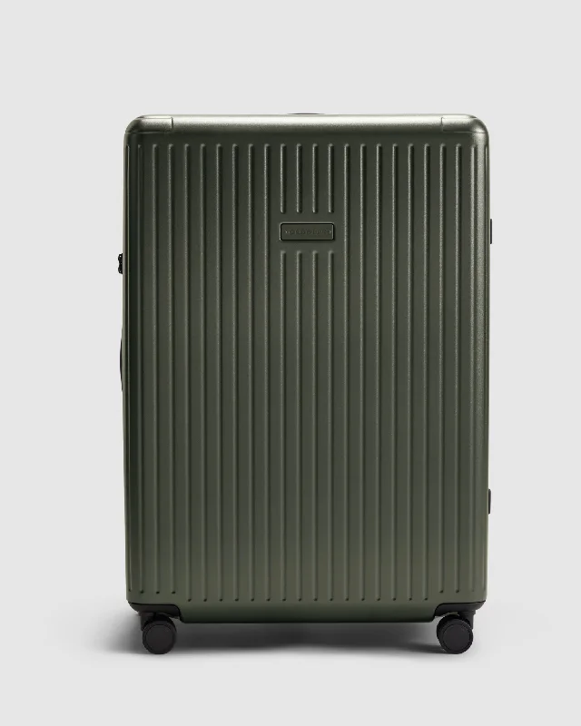 Stackable travel bag set with various sizes for diverse packing needsLarge Check In Suitcase - Olivine Green Stackable travel bag set with various sizes for diverse packing needsLarge Check In Suitcase - Olivine Green