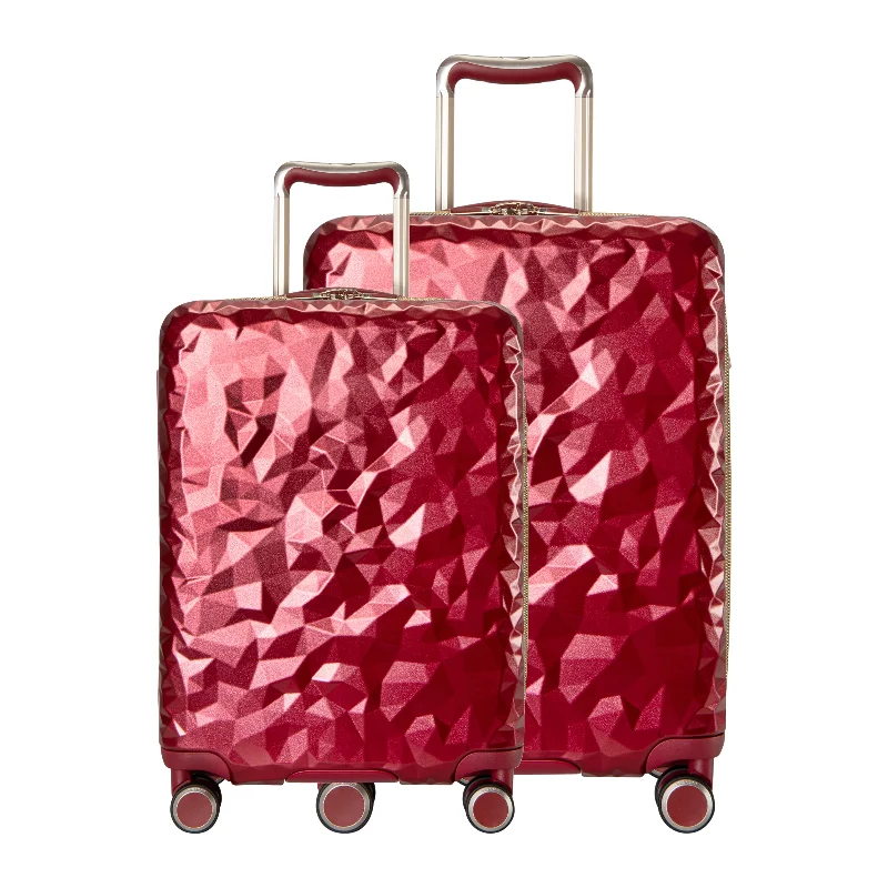 Lightweight luggage tags with personalized names and contact info for easy identificationIndio Hardside 2-Piece Set (20" Carry-On, 24" Medium Checked) Lightweight luggage tags with personalized names and contact info for easy identificationIndio Hardside 2-Piece Set (20" Carry-On, 24" Medium Checked)