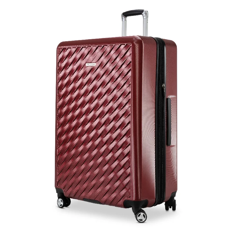 Magnetic luggage labels that can be easily changed or removedMelrose Hardside Large Check-In Expandable Spinner Magnetic luggage labels that can be easily changed or removedMelrose Hardside Large Check-In Expandable Spinner