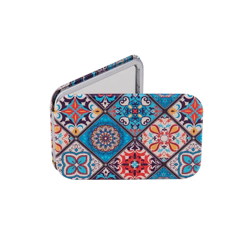 Portable shoe bags to keep footwear separate in suitcasesMosaic Rectangle Makeup Mirror