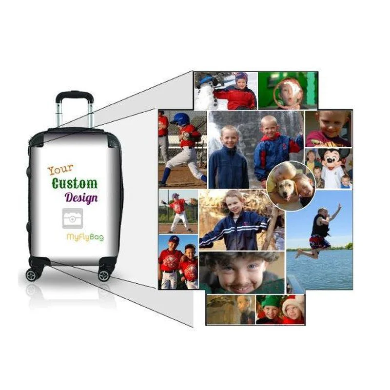 Neck pillows with memory foam for comfortable in - flight or car ridesMyFly Bag Personalized Carry-On Luggage - Collage Neck pillows with memory foam for comfortable in - flight or car ridesMyFly Bag Personalized Carry-On Luggage - Collage