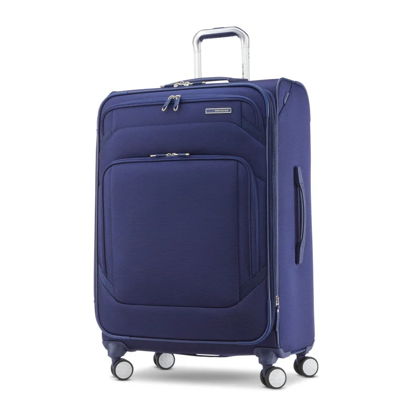 Rolling travel bag with adjustable telescopic handle for different user heightsSamsonite Ascentra Medium Expandable Spinner Rolling travel bag with adjustable telescopic handle for different user heightsSamsonite Ascentra Medium Expandable Spinner