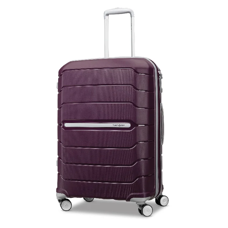 Expandable hard - shell polycarbonate travel bag for long - term international tripsSamsonite Freeform Medium Spinner Expandable hard - shell polycarbonate travel bag for long - term international tripsSamsonite Freeform Medium Spinner