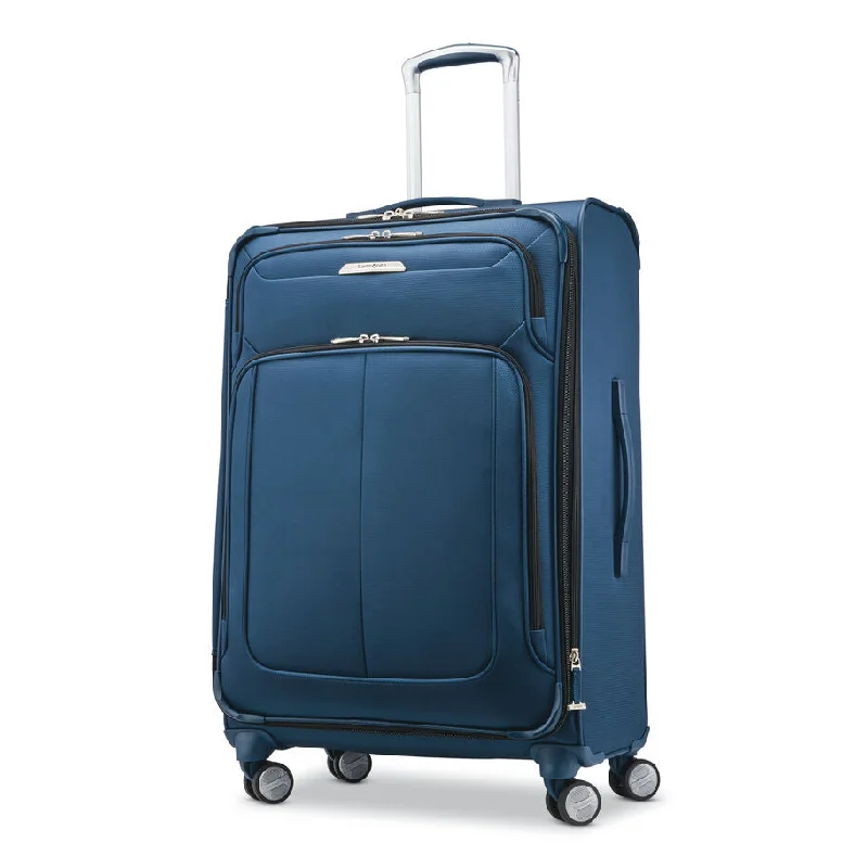 Soft - sided travel bag with reinforced corners for durabilitySamsonite Solyte DLX Medium 25" Expandable Spinner Soft - sided travel bag with reinforced corners for durabilitySamsonite Solyte DLX Medium 25" Expandable Spinner