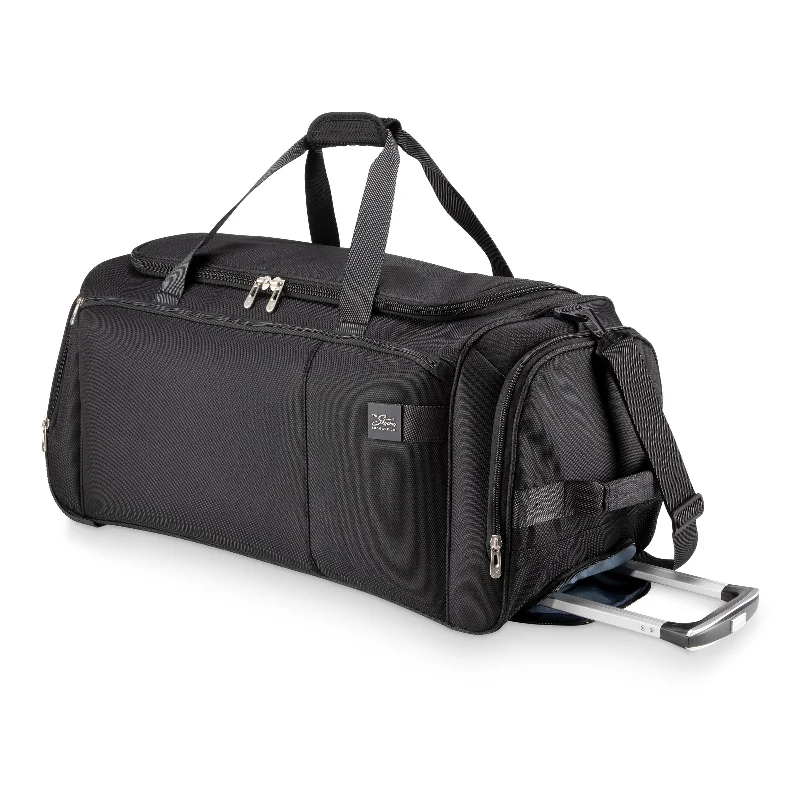 Luggage straps with buckle closures to secure overstuffed bagsSigma 7.0 Rolling Duffel Luggage straps with buckle closures to secure overstuffed bagsSigma 7.0 Rolling Duffel