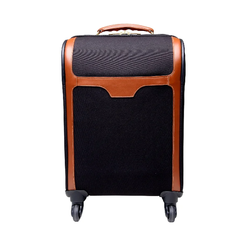 Soft - sided travel bag with reinforced corners for durability4 WHEEL INTERNATIONAL CARRY ON Soft - sided travel bag with reinforced corners for durability4 WHEEL INTERNATIONAL CARRY ON