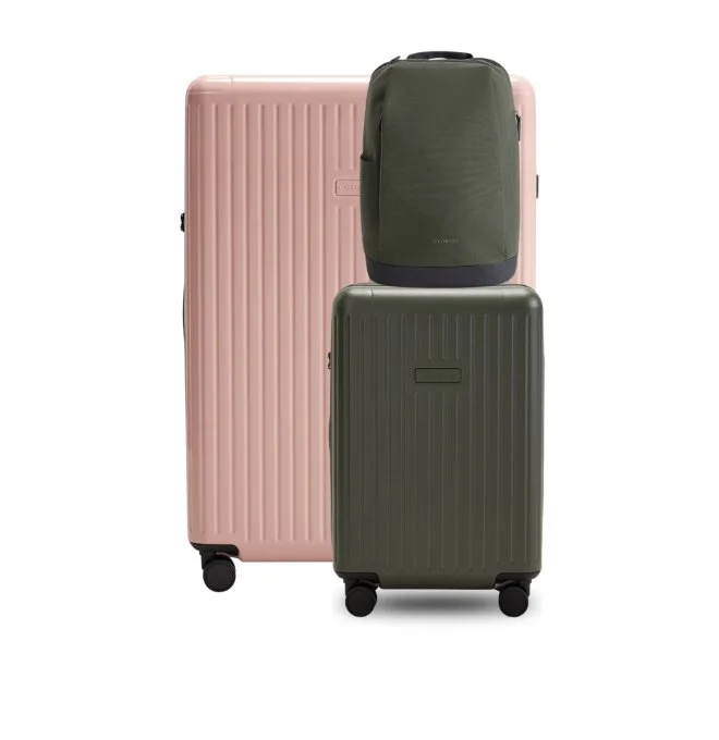 Foldable fabric travel bag for convenient storage when not in useThe Adventurer Suitcase & Backpack Sets Foldable fabric travel bag for convenient storage when not in useThe Adventurer Suitcase & Backpack Sets