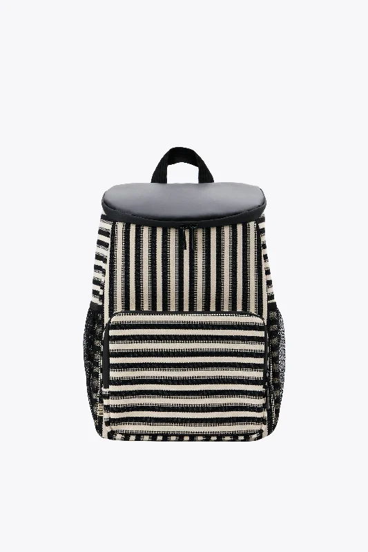 Kids' themed polyester travel bag for family road tripsThe Backpack Cooler in Black Stripe Kids' themed polyester travel bag for family road tripsThe Backpack Cooler in Black Stripe