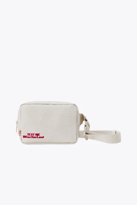 Anti - theft travel bag with RFID - blocking pockets for personal safetyThe Belt Bag in Ghost White Anti - theft travel bag with RFID - blocking pockets for personal safetyThe Belt Bag in Ghost White