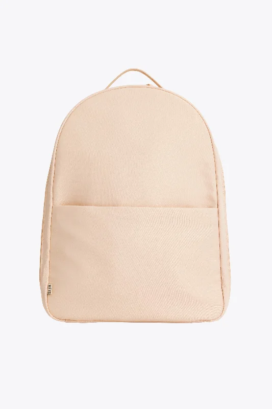 Designer - branded leather travel bag for luxury business travelersThe Commuter Backpack in Beige Designer - branded leather travel bag for luxury business travelersThe Commuter Backpack in Beige