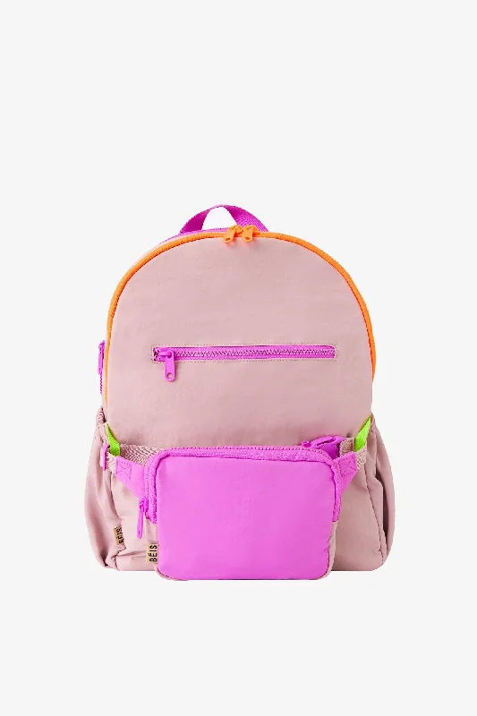 Stackable travel bag set with various sizes for diverse packing needsThe Kids Backpack in Atlas Pink Stackable travel bag set with various sizes for diverse packing needsThe Kids Backpack in Atlas Pink