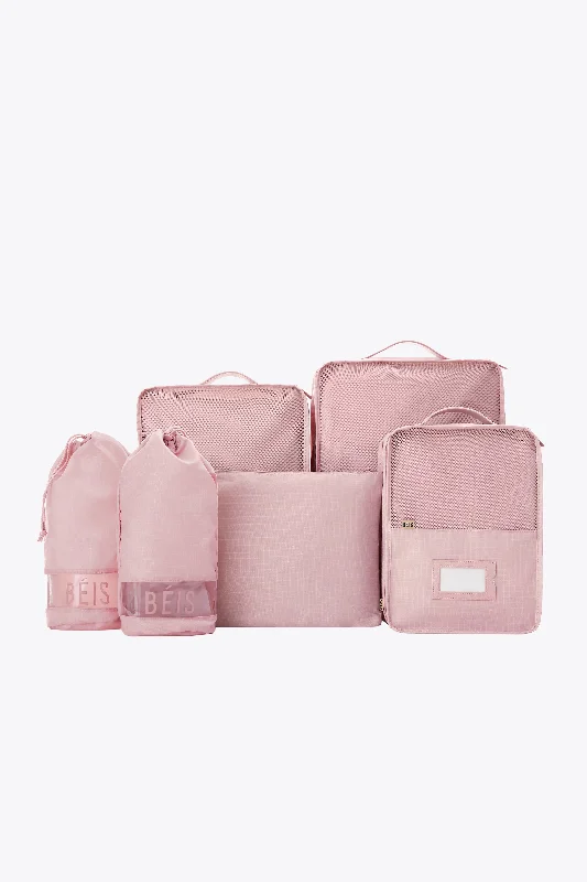 Hiking - specific travel bag with hydration bladder compatibilityThe Packing Cubes in Atlas Pink Hiking - specific travel bag with hydration bladder compatibilityThe Packing Cubes in Atlas Pink