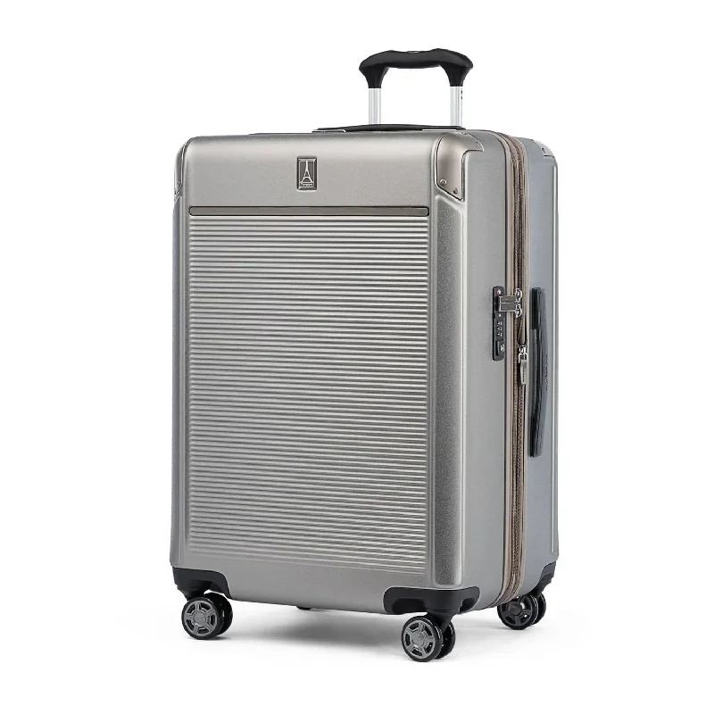 Expandable hard - shell polycarbonate travel bag for long - term international tripsTravelpro Platinum Elite Hardside Medium Check-In Expandable Expandable hard - shell polycarbonate travel bag for long - term international tripsTravelpro Platinum Elite Hardside Medium Check-In Expandable