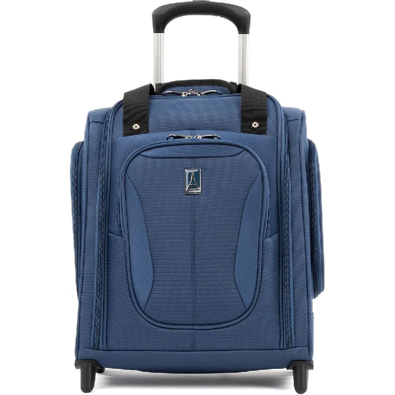 Rolling travel bag with adjustable telescopic handle for different user heightsTravelpro TourLite Rolling UnderSeat Carry-on Blue Rolling travel bag with adjustable telescopic handle for different user heightsTravelpro TourLite Rolling UnderSeat Carry-on Blue