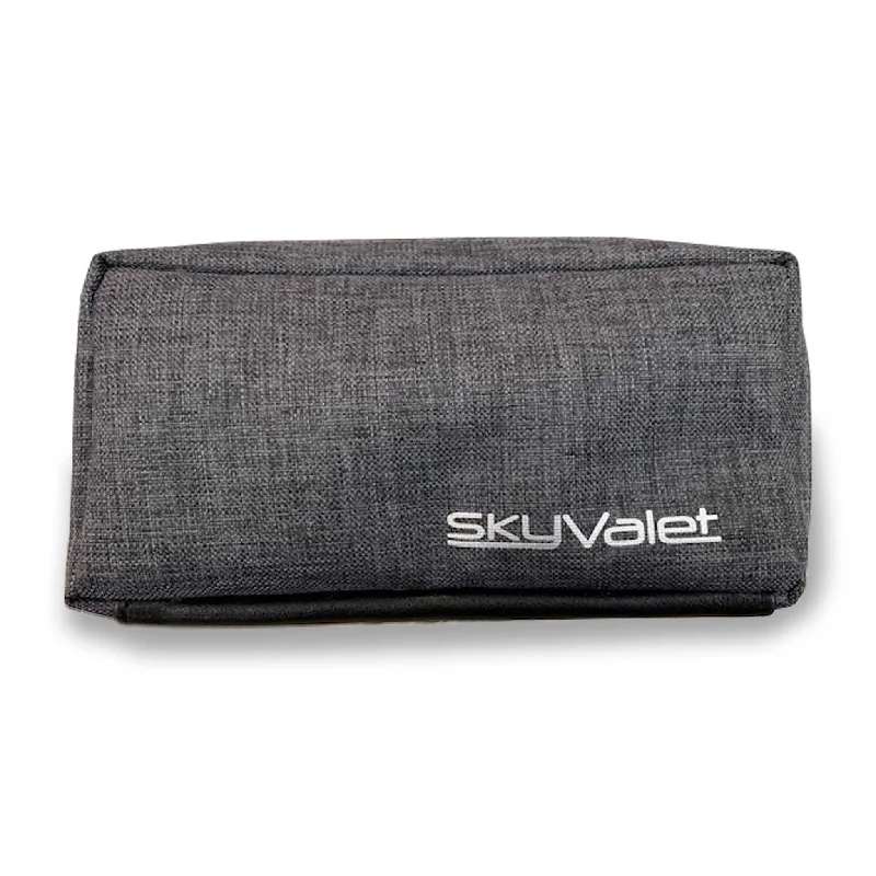 Leather luggage handles for a comfortable and stylish gripWire & Cord Travel Pouch