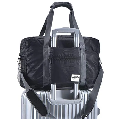 Arxus Travel Lightweight Waterproof Foldable Storage Carry Luggage Duffle Tote Bag (Black) Arxus Travel Lightweight Waterproof Foldable Storage Carry Luggage Duffle Tote Bag (Black)