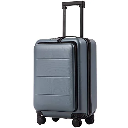COOLIFE Luggage Suitcase Piece Set Carry On ABS+PC Spinner Trolley with Laptop pocket (Night navy, 20in(carry on)) COOLIFE Luggage Suitcase Piece Set Carry On ABS+PC Spinner Trolley with Laptop pocket (Night navy, 20in(carry on))