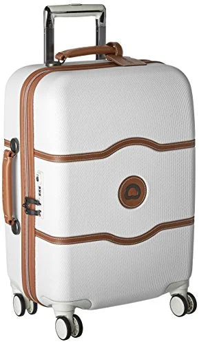 DELSEY Paris Luggage Chatelet Hard+ Carry On Spinner Suitcase Hardcase with Lock, Champagne DELSEY Paris Luggage Chatelet Hard+ Carry On Spinner Suitcase Hardcase with Lock, Champagne