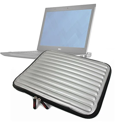 Duragadget Shock-Absorbing, Water-Resistant, Protective Memory Foam Laptop Case In Silver For Duragadget Shock-Absorbing, Water-Resistant, Protective Memory Foam Laptop Case In Silver For