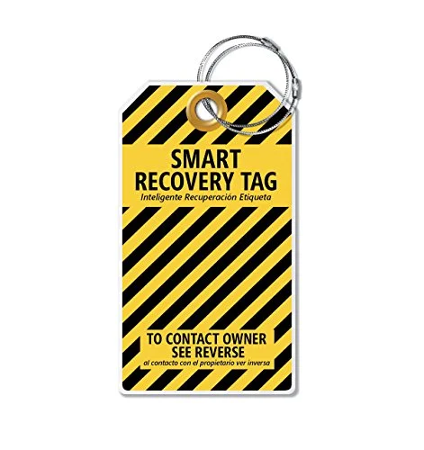 Dynotag Protagz Series Web/Gps Enabled Qr Smart Mega Luggage Tag W. Double Steel Loops - In Six Dynotag Protagz Series Web/Gps Enabled Qr Smart Mega Luggage Tag W. Double Steel Loops - In Six