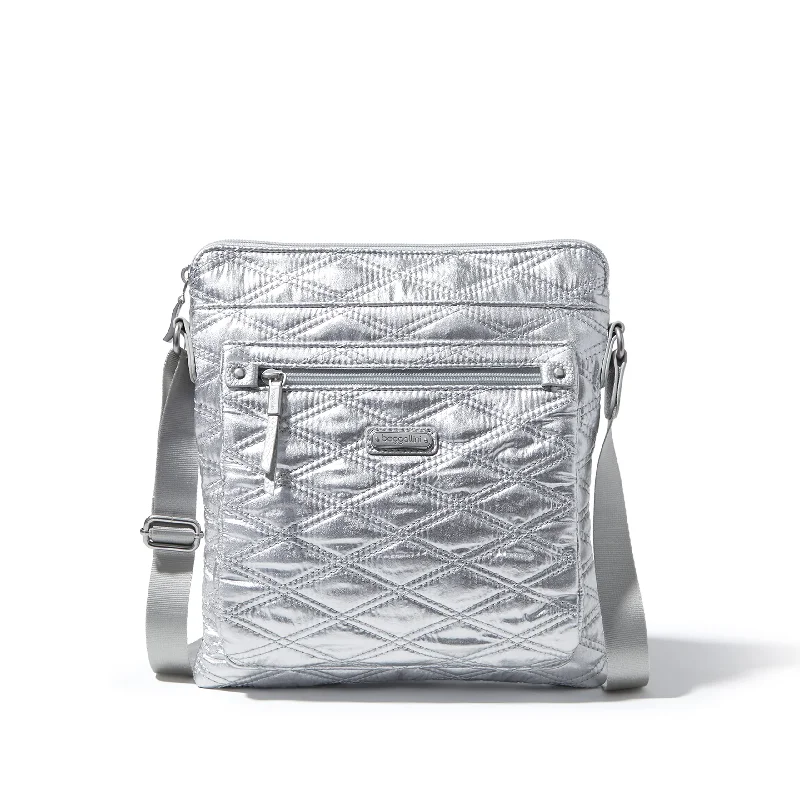 Silver Metallic Quilt