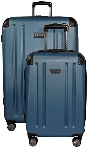Kenneth Cole Reaction 8 Wheelin Expandable Luggage Spinner Wheeled Suitcase, 2 Pc Set , 29 & 20-inch (Ocean Blue) Kenneth Cole Reaction 8 Wheelin Expandable Luggage Spinner Wheeled Suitcase, 2 Pc Set , 29 & 20-inch (Ocean Blue)