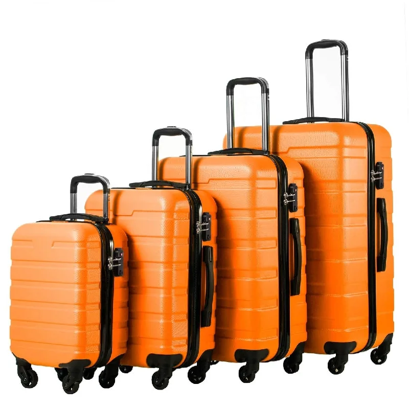 Luggage 4 Piece Set Suitcase Spinner Hardshell Lightweight TSA Lock