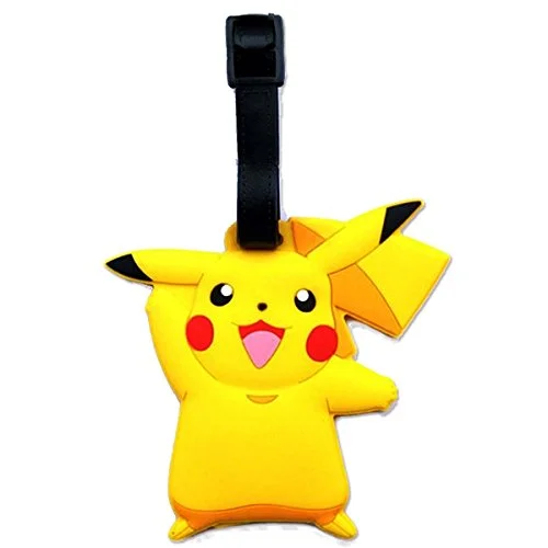 Pokemon Pikachu Designed Pvc Embossed Luggage Id Bag Baggage Name Travel Tag Go (Standard, Pikachu) Pokemon Pikachu Designed Pvc Embossed Luggage Id Bag Baggage Name Travel Tag Go (Standard, Pikachu)