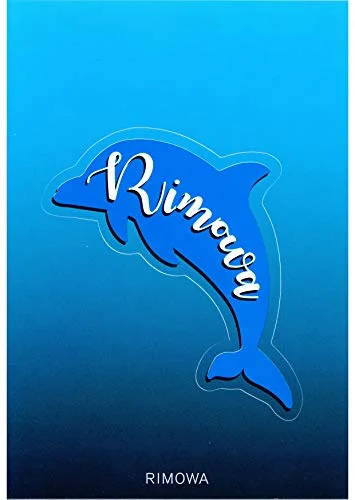 RIMOWA Dolphin sticker for Topas, Original, Salsa, Essential series for luggage and carry on"Made in Germany" RIMOWA Dolphin sticker for Topas, Original, Salsa, Essential series for luggage and carry on"Made in Germany"