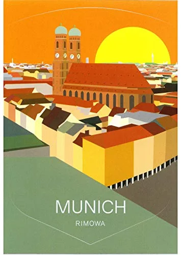 RIMOWA Munich country sticker for Topas, Original, Salsa, Essential series for luggage and carry on"Made in Germany" RIMOWA Munich country sticker for Topas, Original, Salsa, Essential series for luggage and carry on"Made in Germany"