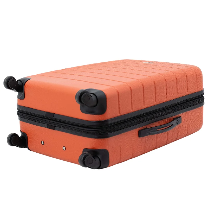 Smart Luggage Cup Holder and USB Port, Burnt Orange, 3 Piece Set