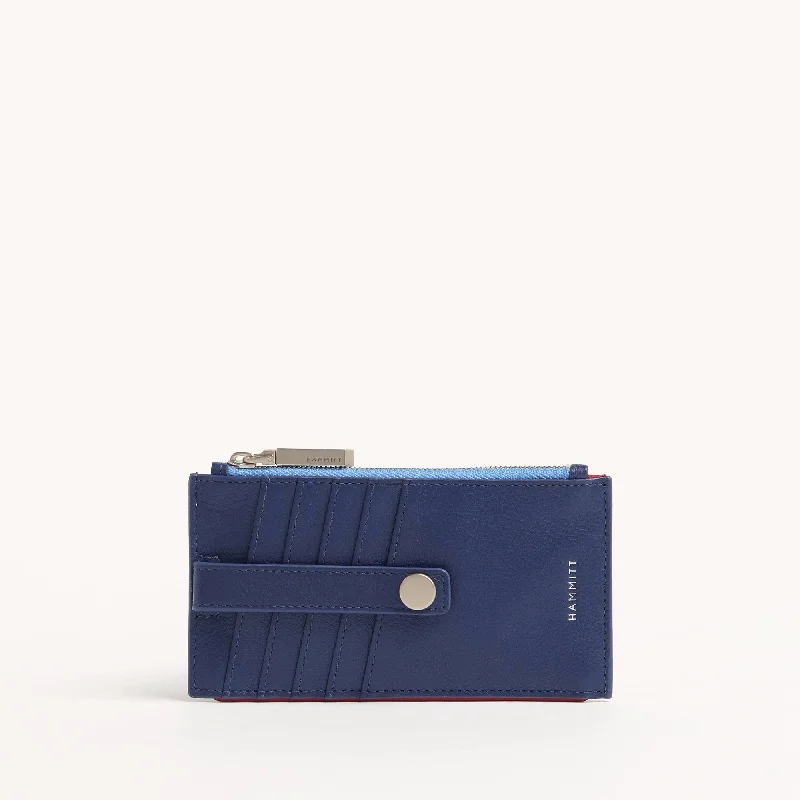 Money clips with magnetic closure210 West | Jazz Blues/Brushed Silver